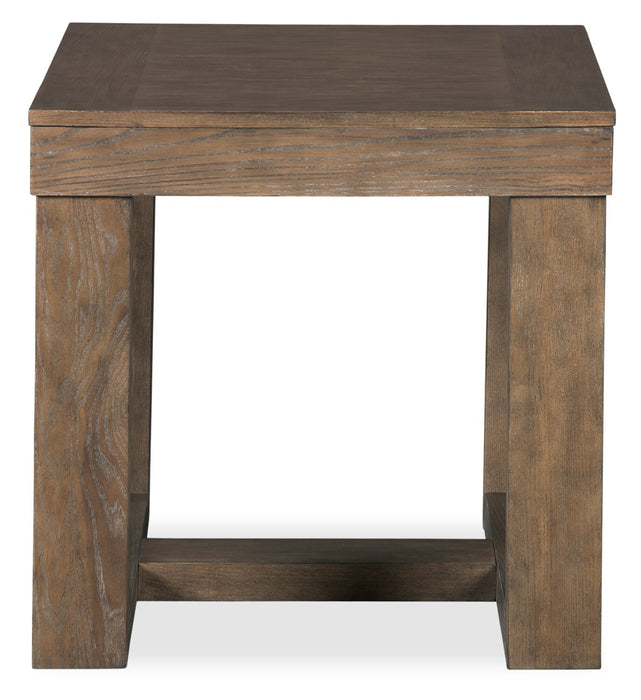 Jasper 24\" End Table - Grey Brown