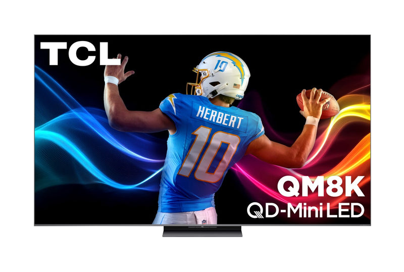 TCL 75\" QM8K QLED QD Mini-LED 4K UHD Smart Google TV (75QM8K) – 2025 Model
