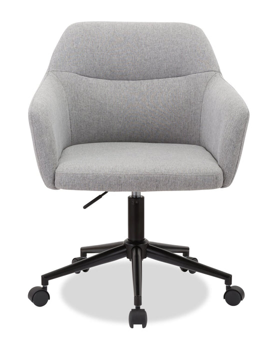 Stevie 23\" Swivel Office Chair with Adjustable Height – Grey 