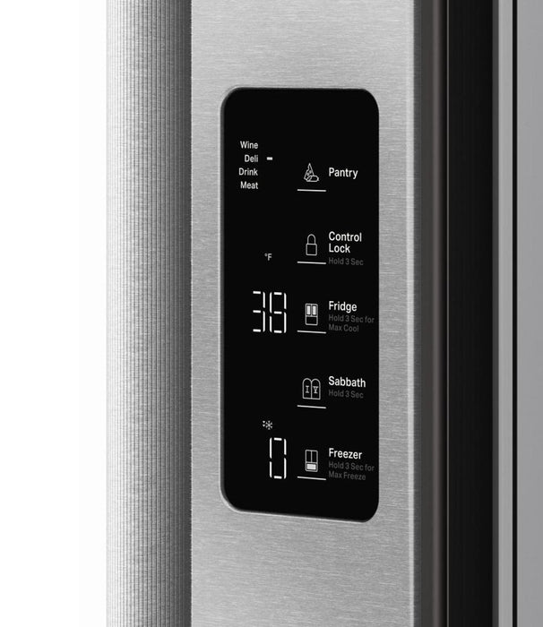 KitchenAid 36\" 24 Cu. Ft. Counter-Depth French Door Refrigerator - PrintShield Stainless - KRFC236SPS