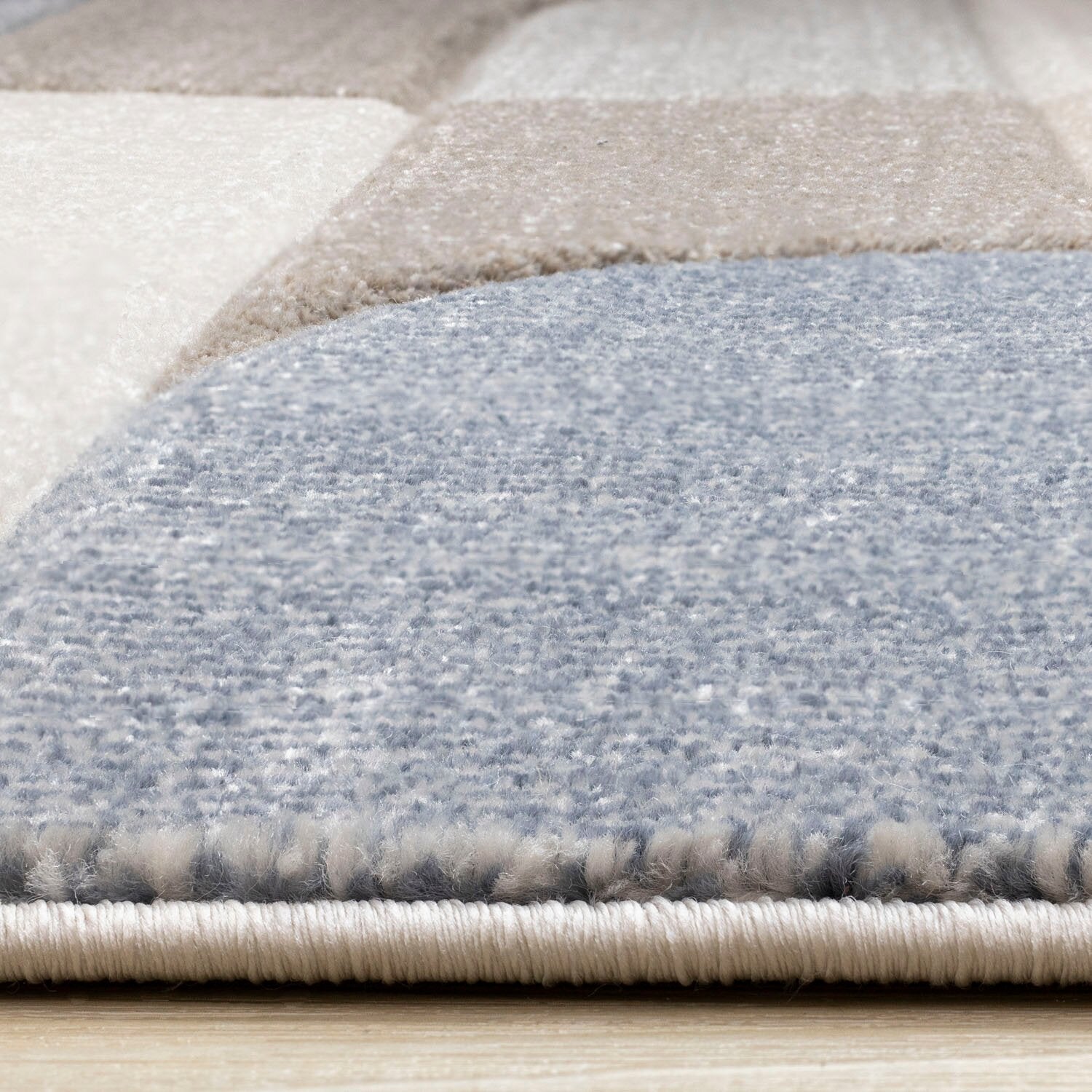 Farrah Blue Grey Area Rug - 6'7
