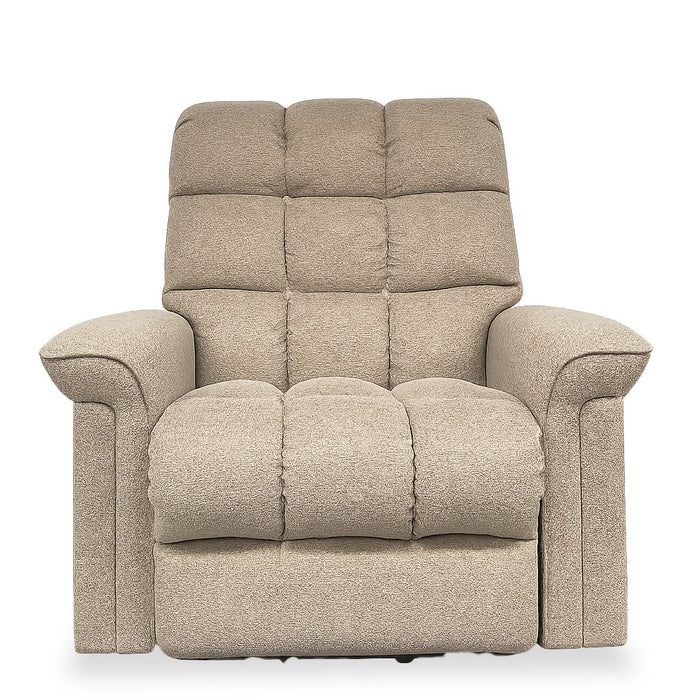Linton 35.5” Linen-Look Fabric Power Lift Reclining Chair – Mushroom 
