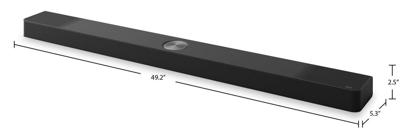 LG 9.1.5 CH Bluetooth Dolby Atmos DTS:X Soundbar with Wireless Rear Speakers and Subwoofer (S95TR.DCANLLK)