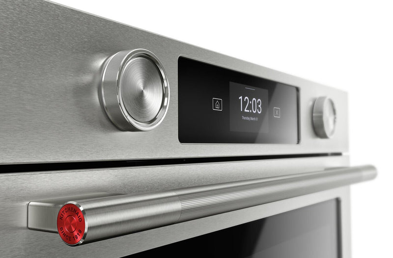 KitchenAid 30\" Smart Electric Single Wall Oven – PrintShield Stainless Steel - KOES730SPS