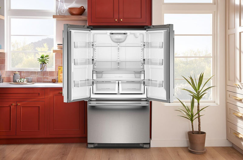 KitchenAid 36\" 25 Cu. Ft. French Door Refrigerator with Internal Water Dispenser - KRFF136SPS