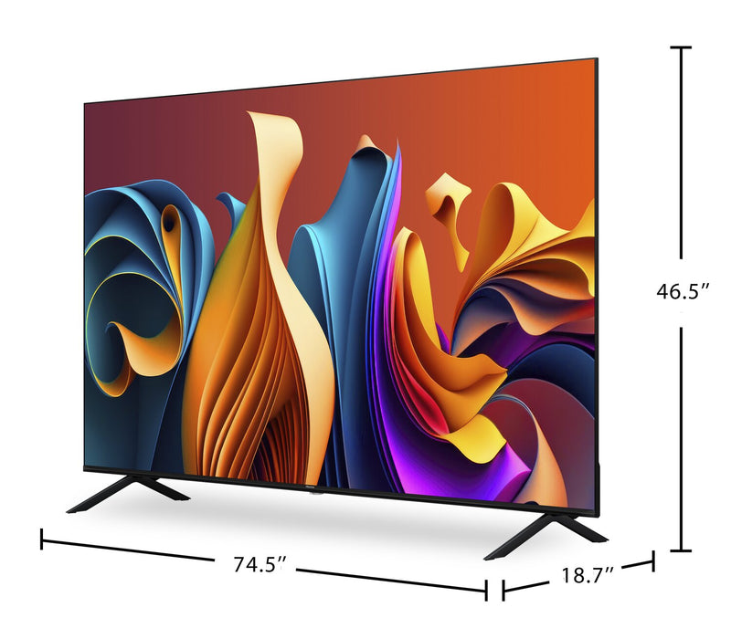 Hisense 85\" QLED 4K UHD HDR10+ Dolby Vision 60Hz Google Smart TV (85QD6N)