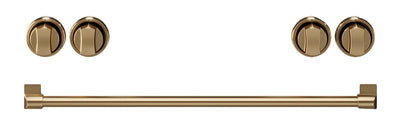 Thor Kitchen Handle and Knob Set for 30” Range in Brushed Bronze - CKA-RE30-BRZ | Ensemble de poignées et de boutons Thor Kitchen bronze brossé pour cuisinière de 30 po - CKA-RE30-BRZ | RE30KBRZ
