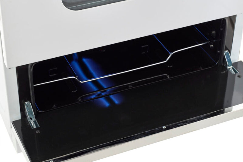 Unique Classic Retro 24\" 18.5 Cu. Ft. Offgrid Range - White - UGP-24CR OF1 W