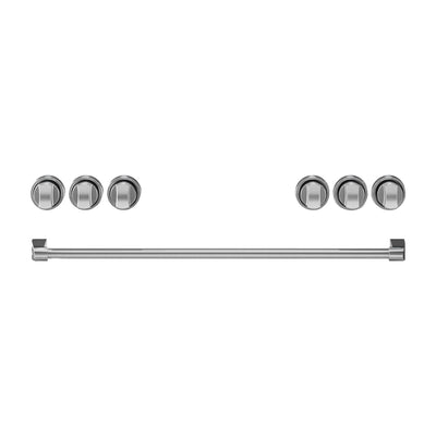 Thor Kitchen Handle and Knob Set for 36” Range in Stainless Steel - CKA-RG36-SS | Ensemble de poignées et de boutons Thor Kitchen en acier inoxydable pour cuisinière de 36 po - CKA-RG36-SS | RG36KSSS