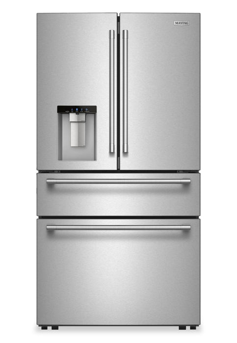 Maytag 36\" 29 Cu. Ft. French Door Refrigerator - Stainless Steel - MRMF5436TZ