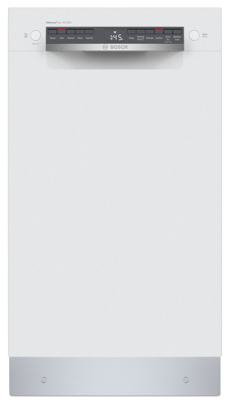 Bosch 18" 300 Series Smart FrontControl Dishwasher with PrecisionW