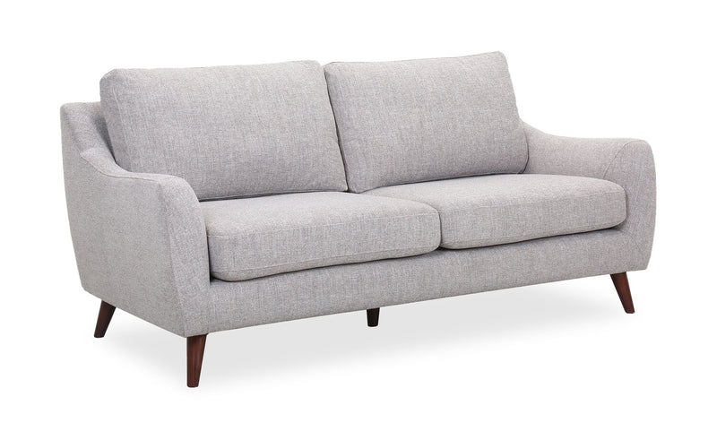Zoey 75.5\" Fabric Sofa - Grey
