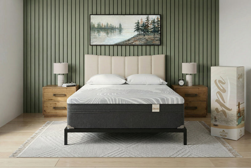Springwall Spa 8 Firm Smooth Top Queen Mattress in a Box