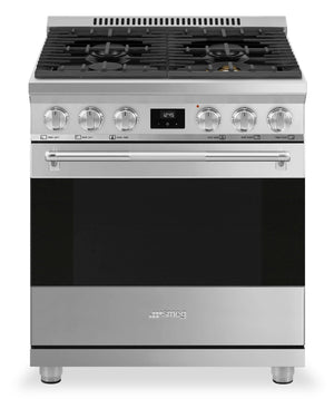 Smeg 4.6 Cu. Ft. Professional Gas Range - SPR30UGMX