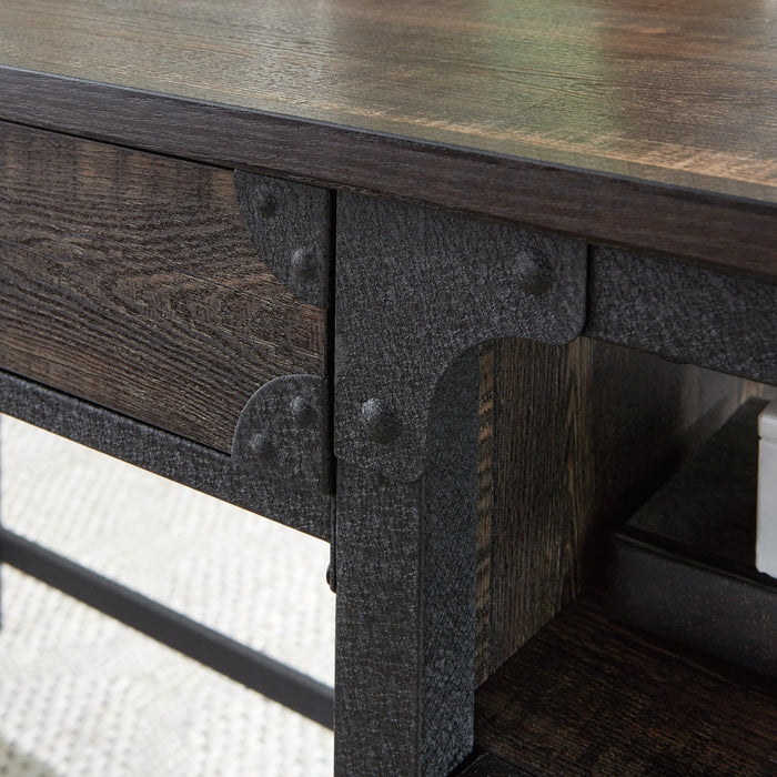 Steel River 60.08\" Commercial Grade Computer Office Desk with 3-Drawers - Carbon Oak