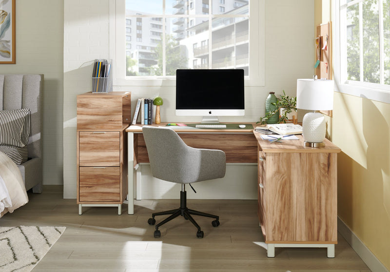 Stevie 23\" Swivel Office Chair with Adjustable Height – Grey 