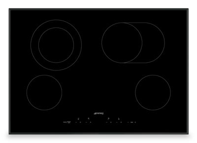 Smeg 30" Electric Cooktop - SEU304EMTB|Surface de cuisson électrique Smeg de 30 po - SEU304EMTB