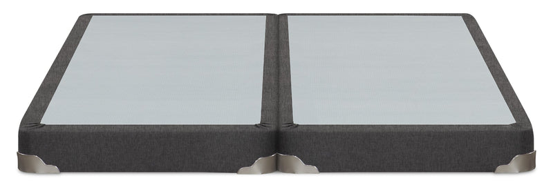 Platform Split Box Spring Queen Springwall Advance Low-Profile Split Queen Boxspring Set - Grey - The Brick