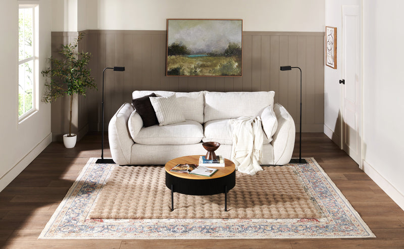 Trove 29.72\" Coffee Table with Sliding Top and Storage - Black