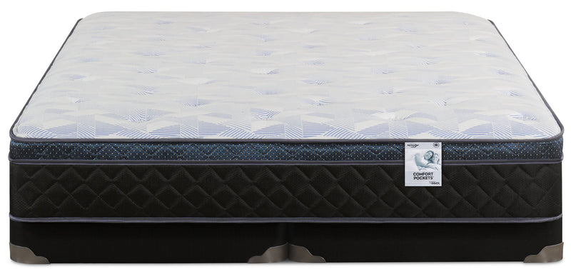 Springwall Venice Eurotop Low-Profile King Mattress Set