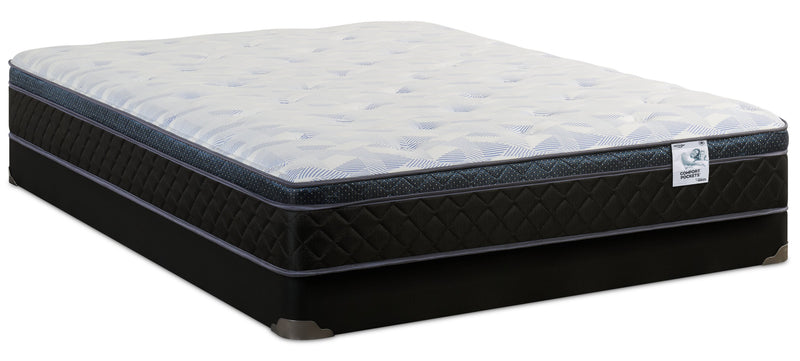 Springwall Venice Eurotop Low-Profile Queen Mattress Set