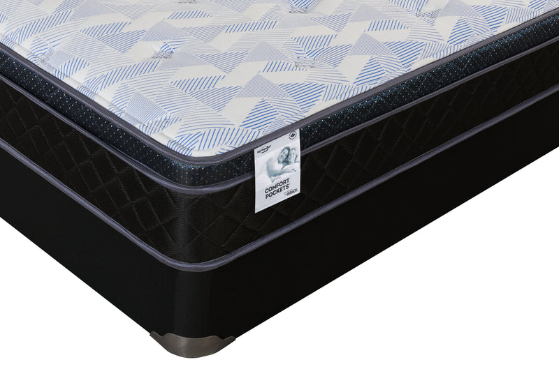 Springwall Venice Eurotop Low-Profile Twin Mattress Set