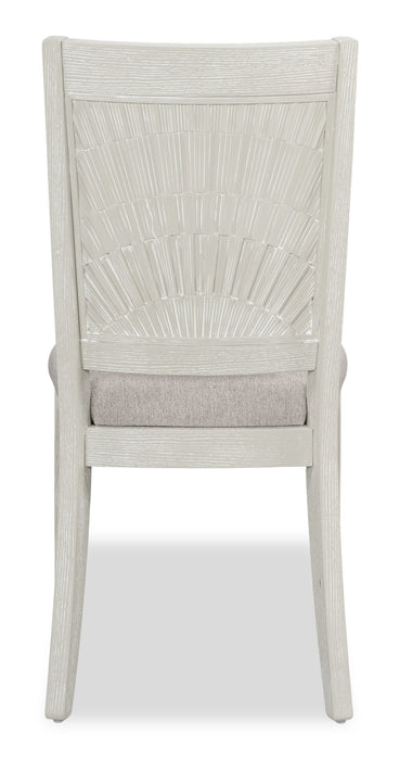 Vida Dining Chair with Polyester Fabric - Sand