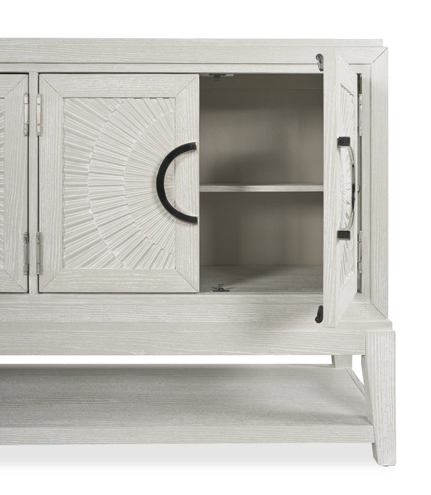 Vida Dining Server with Storage & Shelf, 61\"W - Sand