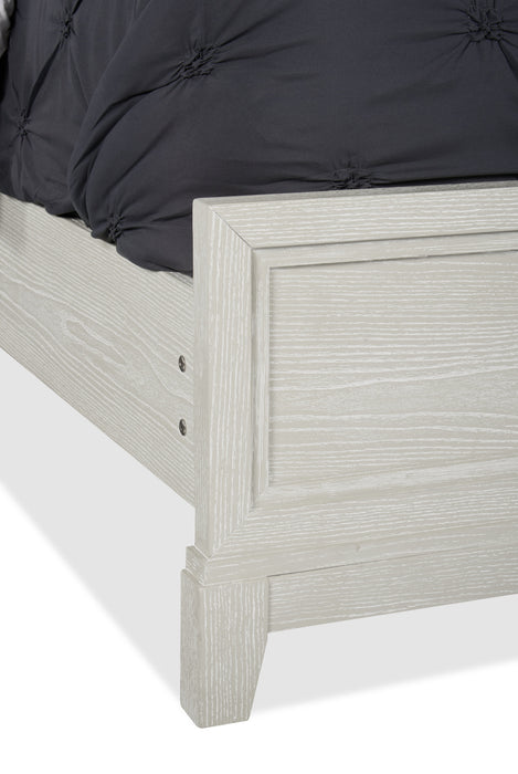 Vida Panel Bed with Headboard & Frame, Sand - Queen Size