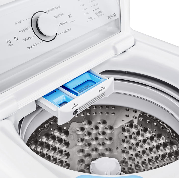 LG 4.8 Cu. Ft. Top-Load Washer with 4-Way Agitator and 7.3 Cu. Ft. Electric Dryer