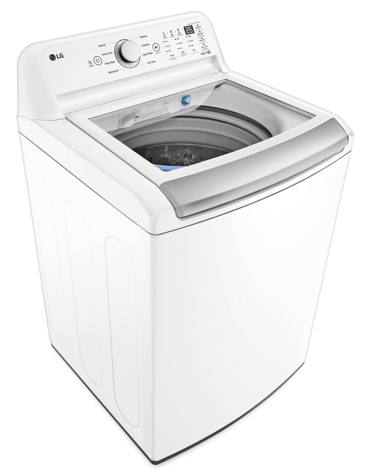 LG 5.8 Cu. Ft. Top Load High Efficiency Washer White WT7150CW The Brick