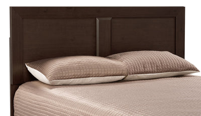 Yorkdale Queen/Full Panel Headboard – Dark Saddle Birch