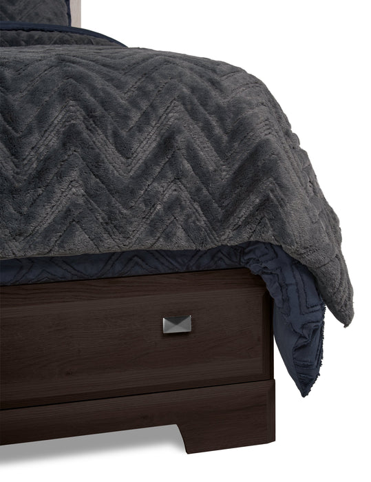 Yorkdale 6-Piece Queen 6 Drawer Storage Bedroom Package - Brown