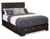 ["Yorkdale Queen 6 Drawer Storage Bed - Brown"]