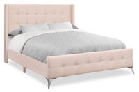 Zara Queen Bed - Pink 