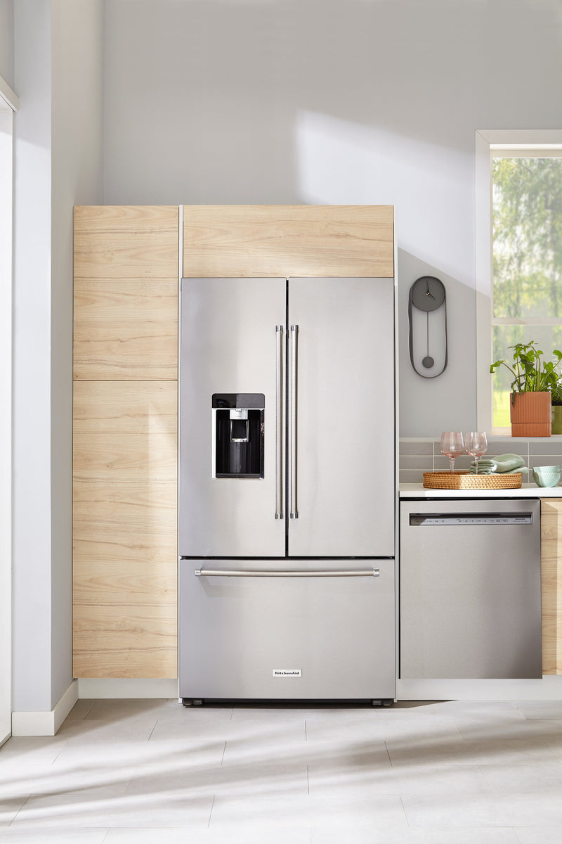 KitchenAid 23.8 Cu. Ft. FrenchDoor Refrigerator KRFC704FPS The Brick