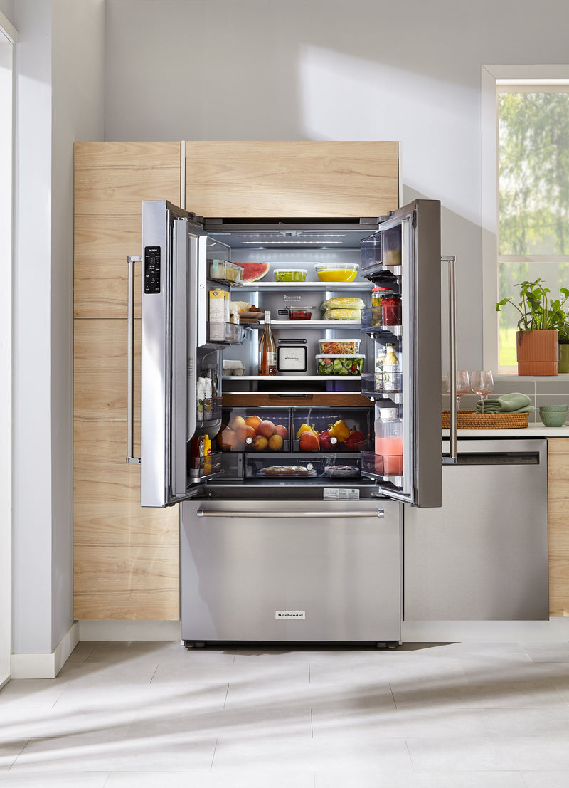 KitchenAid 23.8 Cu. Ft. FrenchDoor Refrigerator KRFC704FPS The Brick