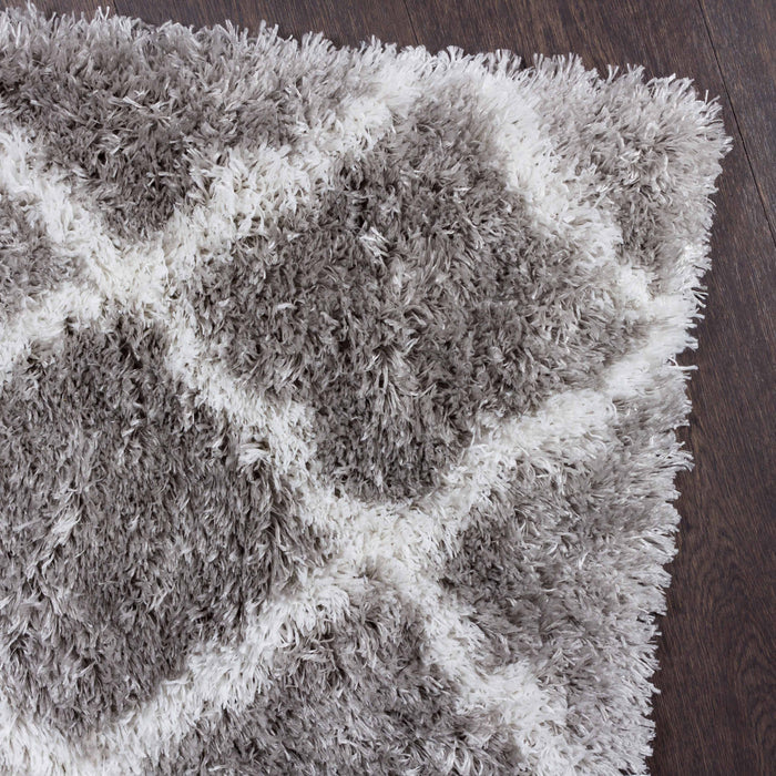 Ker Grey Lat 4x6 Area Rug