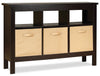 Kimberly Hall Table with Three Baskets