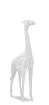 White 16\" Resin Giraffe Figure