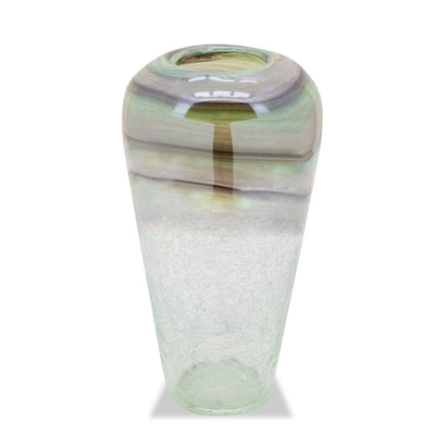 Frosted 12" Glass Vase|Vase en verre givré de 12 po|15942CVS