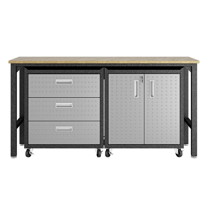 Fortress 3.0 Mobile Garage Cabinet and Worktable