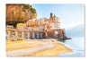 Morning View Of Amalfi Cityscape 24x36 Wall Art Frame And Fabric Panel