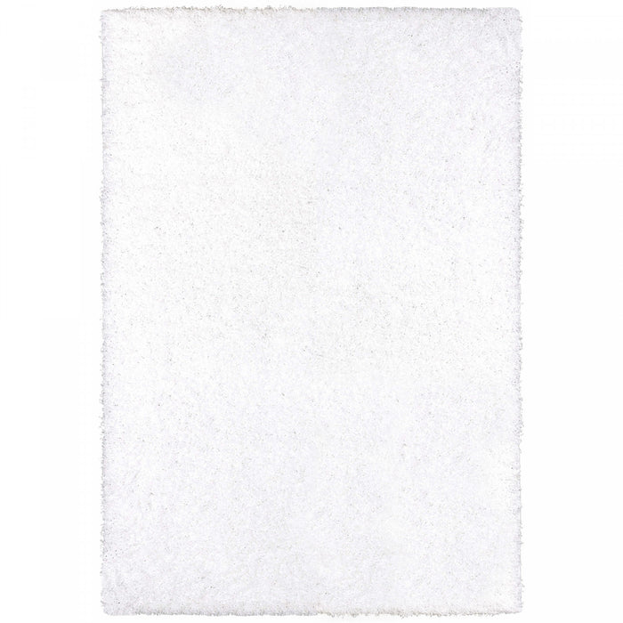 Victoria White Shag 3 x 5 Area Rug