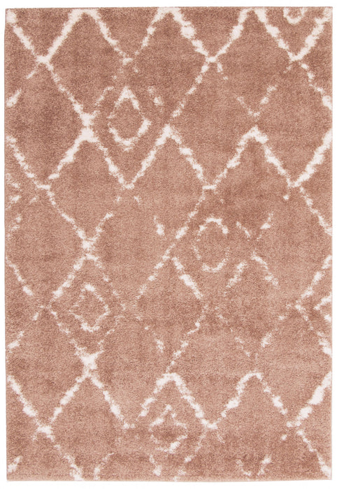 Serafina Pink Shag 3'11\" x 6'0\" Area Rug