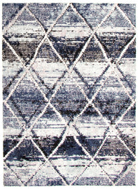 Makondo Abstract Blue Area Rug - 6'7