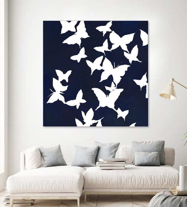 \"Flutterbys V3\" Giant Art 54x54 Wall Art