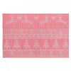 Vinyl Placemat Reindeer and Tree Red