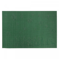 Vinyl Placemat Winter Forest Green - Set of 12