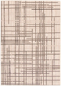 Sadie Burburry Silver-Black Area Rug - 5'3